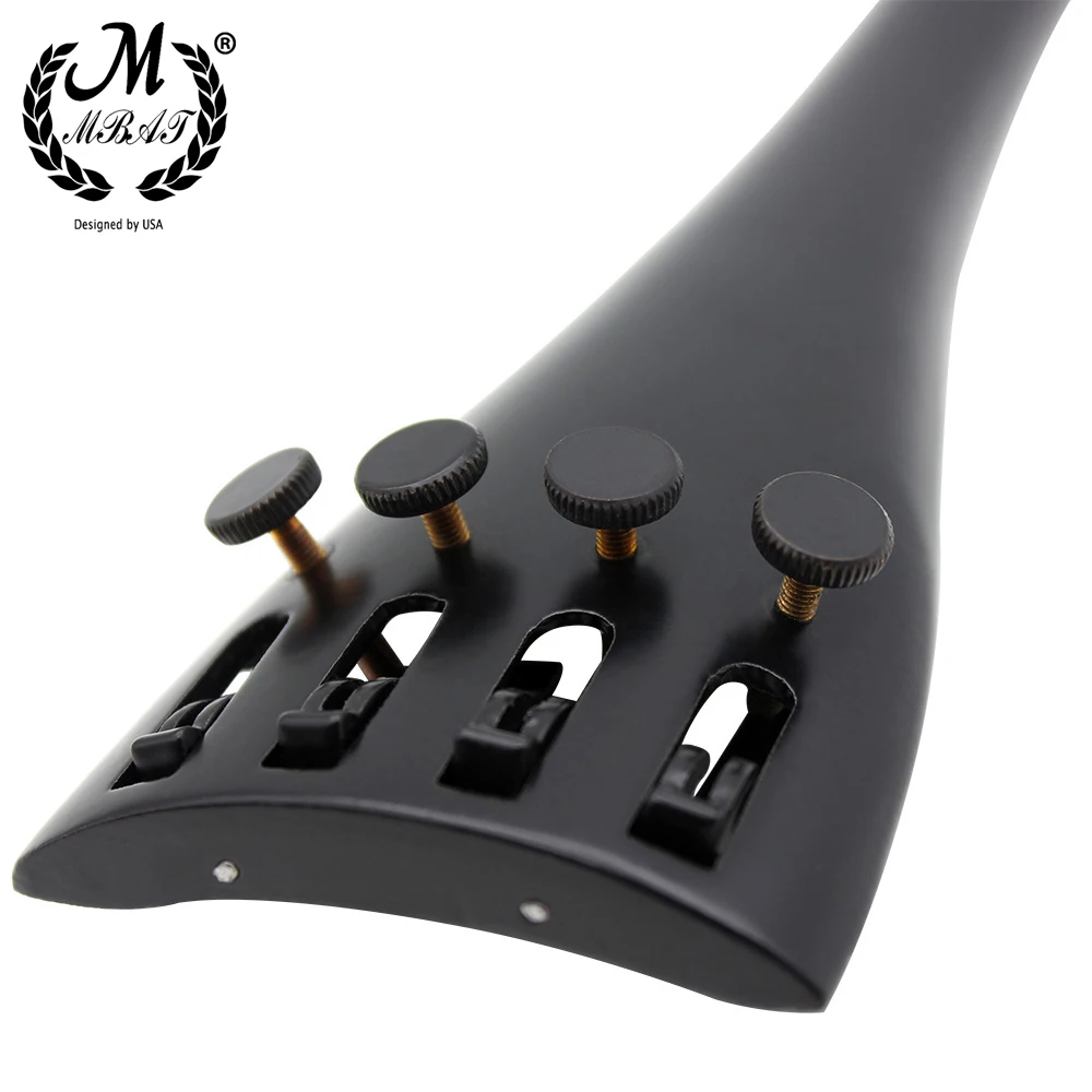 M MBAT 3/4 4/4 Cello Tailpiece High quality Musical Instrument Accessories Black Tuning Tools Cello Aluminum Alloy String Board