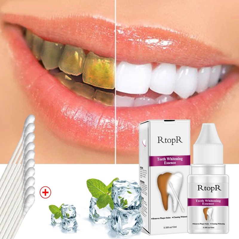 RtopR Стоматологическая жидкость для зубов Гигиена полости рта отбеливающая эссенция ежедневное удаление налета пятен чистящий продукт чистка зубов вода