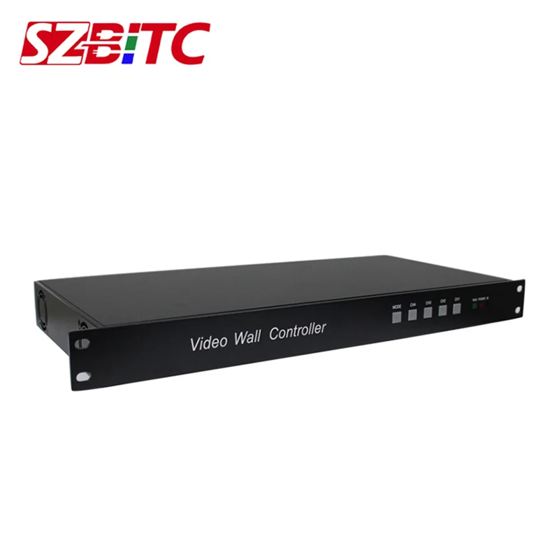  SZBITC 2x3 Video Wall Controller HDMI VGA Audio USB Video 180 Degree Rotation With Remote Control F