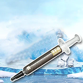 

2g Portable VGA Syringe Thermal Grease Cooling Fan Conductive Processor For PC Chipset CPU Compound Paste Heatsink Silicone