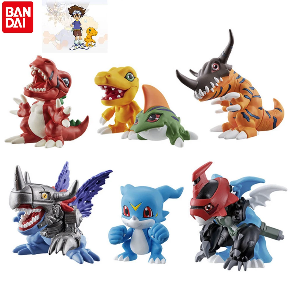 BANDAI Shodo Shokugan Digimon Приключения агумон V-mon серая блейдрамон аниме экшн-Модель
