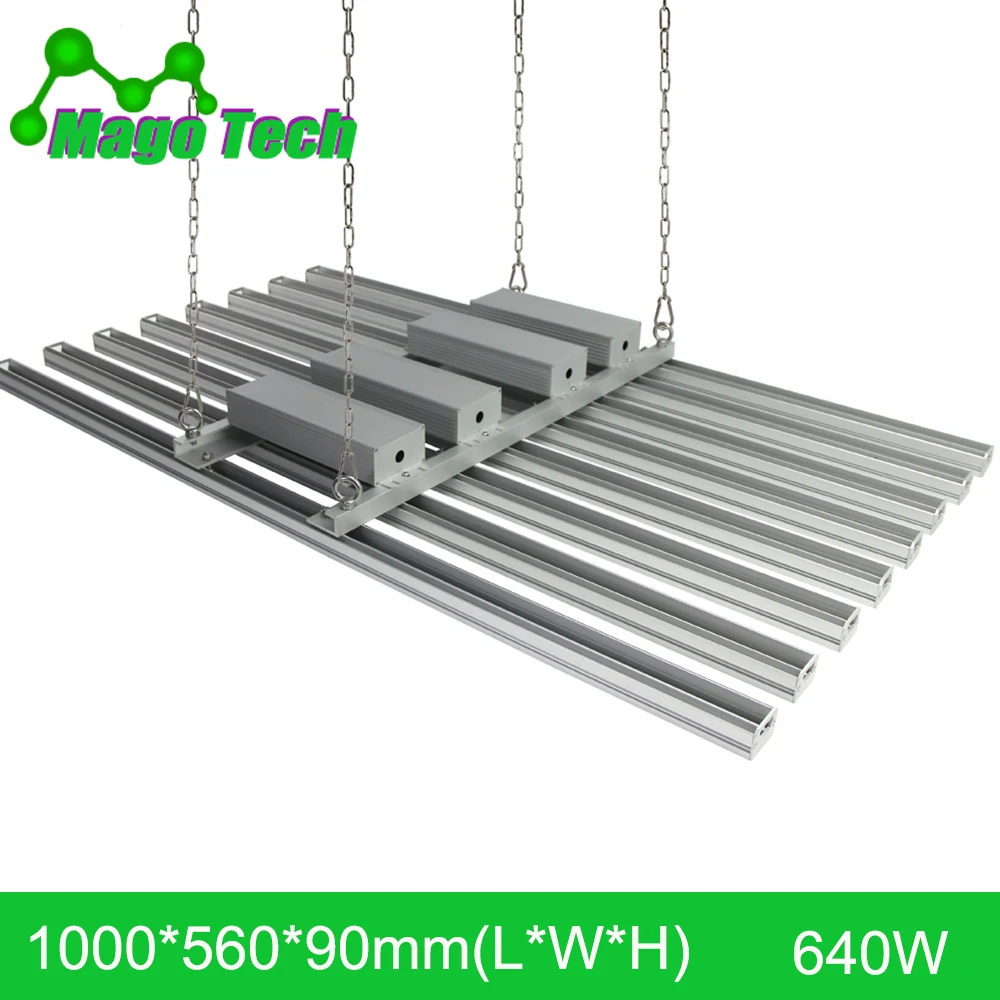640W LED Grow Light Heatsink Strip алюминиевый радиатор 1M Lighting Only | Лампы и освещение