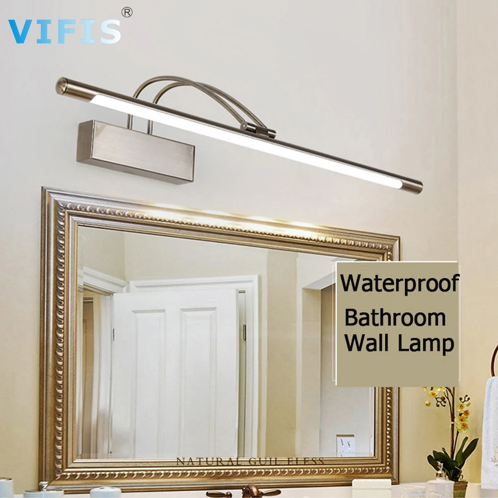

Dimmable LED Vanity Light Fixture for Bathroom Black Wall Light Lamp for Mirror Vintage Bronze Wall Lamp Sconce 8w/11w /15w