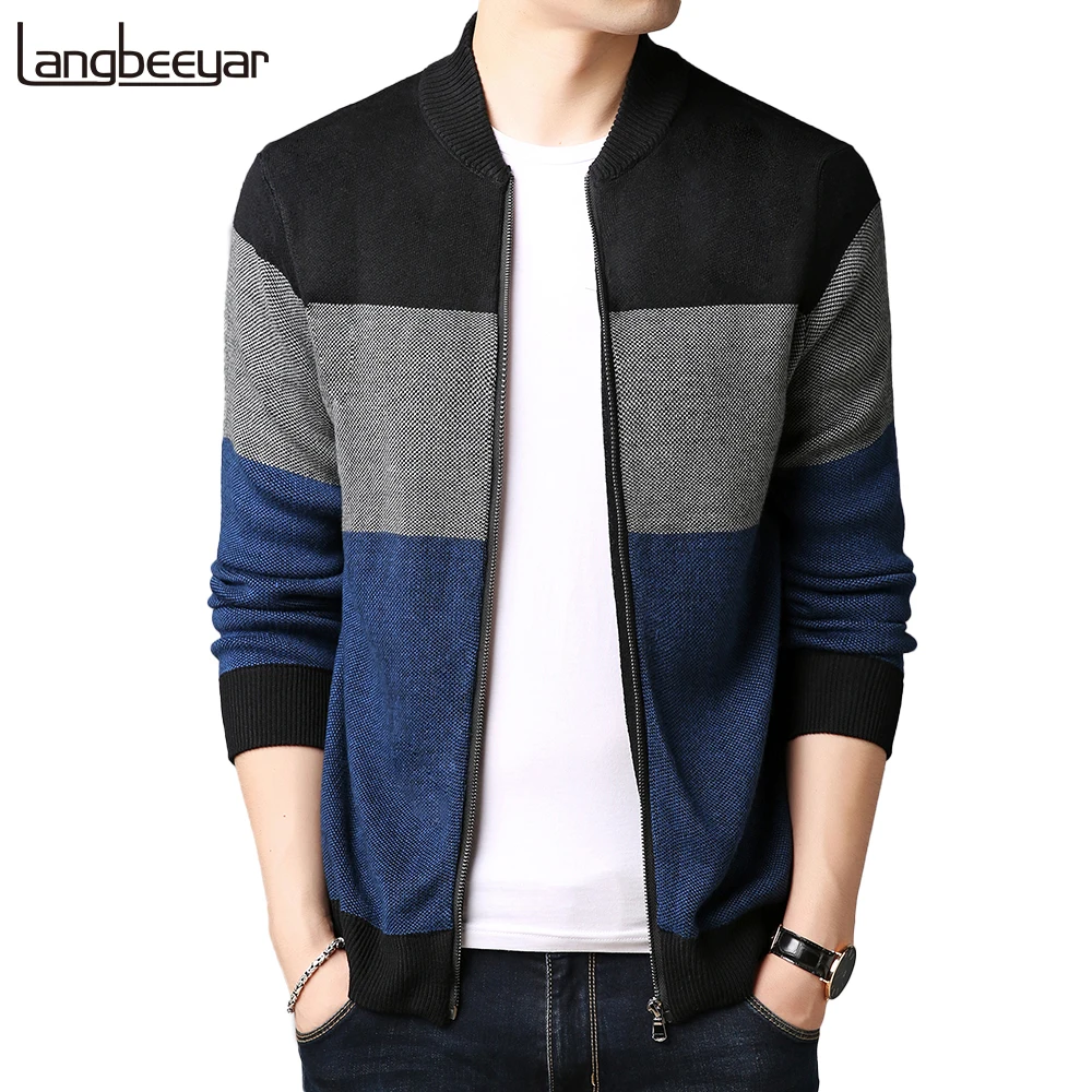 

2020 New High End Brand Casual Fashion Softshell Jacket Men Zipper Fall Winter Windbreaker Coats Cardigan Designer Clothes Men