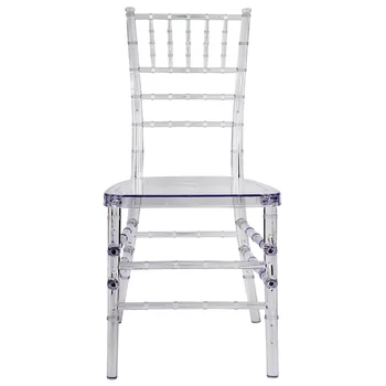 

Ming bamboo chair transparent chair plastic crystal chair transparent stool acrylic chair wedding chair net red chair