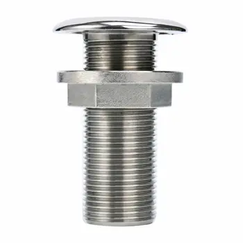 

Stainless Steel Hose Fitting 3/4" Bilge Corrosion-resistance Replacement Thru-Hull