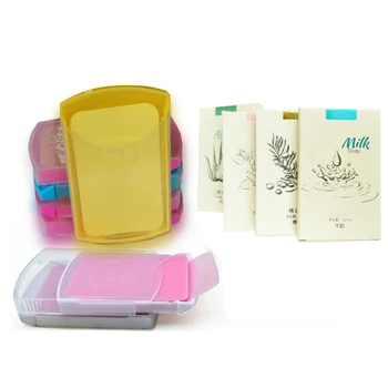 

Travel Soap Paper Disposable Soap Paper Portable Hand Washing Slice Sheets Mini Soap Paper Random Color