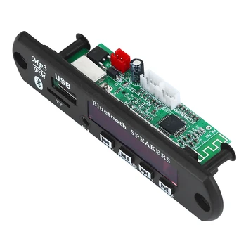 

ARuiMei 4601chip 5v-12v Bluetooth5.0 MP3 Decoding Board Module Wireless Car USB MP3 Player TF Card Slot / USB / FM / Module