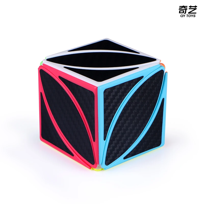 Mofangge головоломка Ivy Cube без наклеек антистресс первый твист кубики линии листа Головоломка из углеродного волокна волшебный куб Развивающие игрушки - Цвет: carbon fiber