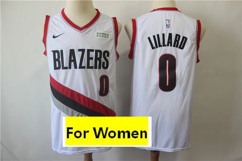 1 Сезон Женский baskeball Портленд#0 Damian Lillard#3 c. J. McCollum Майки - Цвет: 1