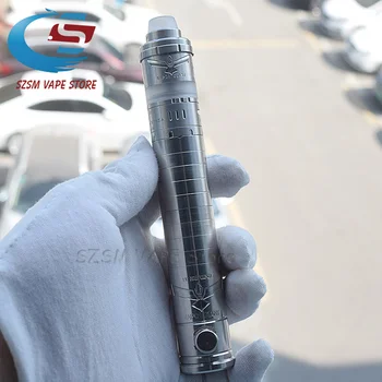 

E-cigarette mod with Kronos 2 S rta vape 316ss 4.0 ml adjustable airflow for MTL or DL 23mm Vaporizer Mechanical vape kit