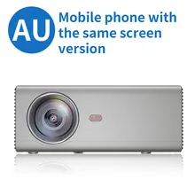 AU plus Rd825 проектор портативный мобильный телефон с тем же экраном умный Wifi домашний светодиодный проектор Hd 1080P проектор