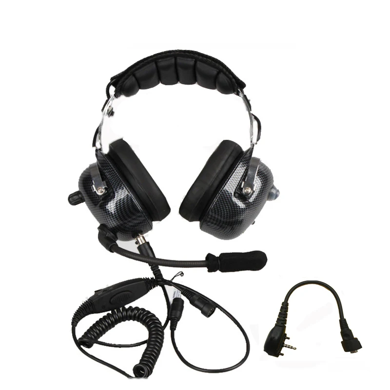 High Quality Heavy Duty Two Way Radio Noise Cancelling Headset With Boom Mic Heaphone For Vertex VX231