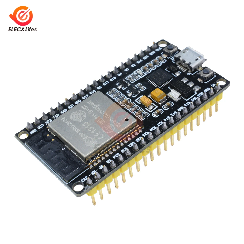 ESP-32S ESP-WROOM-32 ESP32 ESP-32 Bluetooth wifi макетная плата двухъядерный процессор для arduino MCU ESP-32 низкой мощности