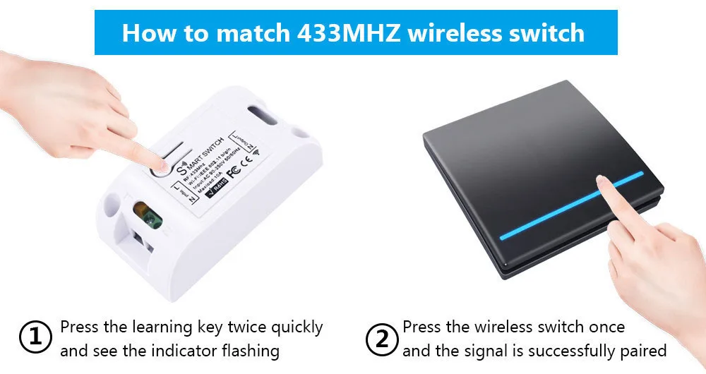 SMATRUL Tuya Smart Life APP WiFi кнопочный переключатель светильник RF 433 МГц настенный 110 В 220 В DIY релейный таймер модуль Google Home Amazon Alexa