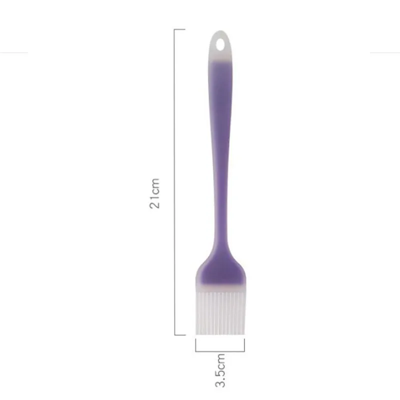 Pastry Brushes-BBQ cake oil brush for barbecue grill -heat resistant Silicone Basting Brushes for cooking kitchen brush