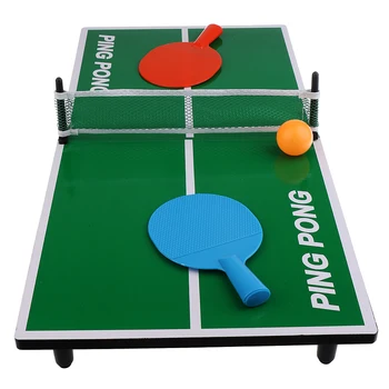 

Mini Portable Tabletop Table Tennis Ping Pong Board Game Set for Kids Toys
