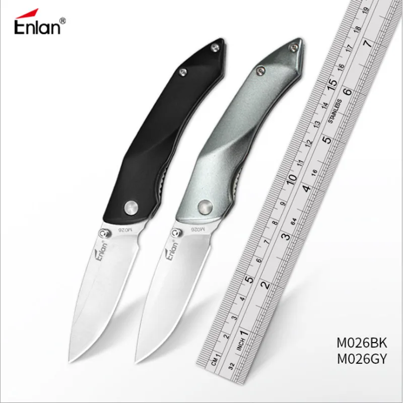 Enlan M026 горячая Распродажа складной нож 8Cr13Mov лезвие G10 ручные ножи с подвесным
