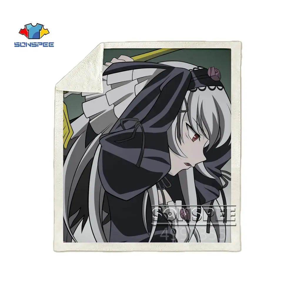SONSPEE Rozen Maiden аниме Харадзюку для детей и взрослых 3d принт одеяло Теплый диван Стёганое одеяло покрывало для путешествий постельные принадлежности магазин при фабрике K129 - Цвет: 5