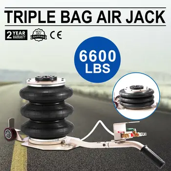 

6600LBS Quick Lift 3 Ton Heavy Duty Jacking 16 Inch Lifting Height Pneumatic Air Jack 6600LBS