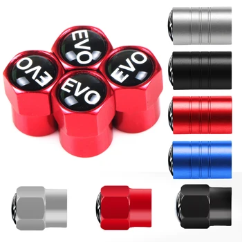 

Car Styling Car Wheel Tire Stem Covers Valve Caps Case For mitsubishi EVO lancer asx outlander pajero Accessories Automobiles