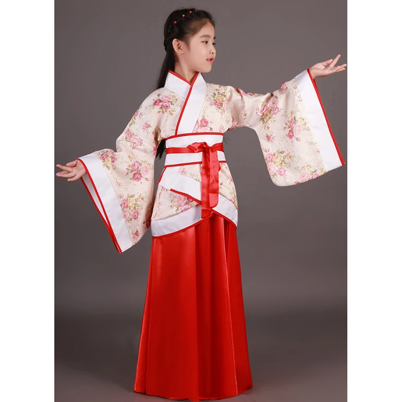 Новинка года; Детский костюм в китайском стиле; Hanfu Disfraz сказочное платье для девочек в стиле династии Тан; Королевское Платье принцессы Hanfu для выступлений