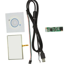 Gps USB контроллер карты 5 дюймов 4 провода резистивный сенсорный панель Стекло 117x70 мм