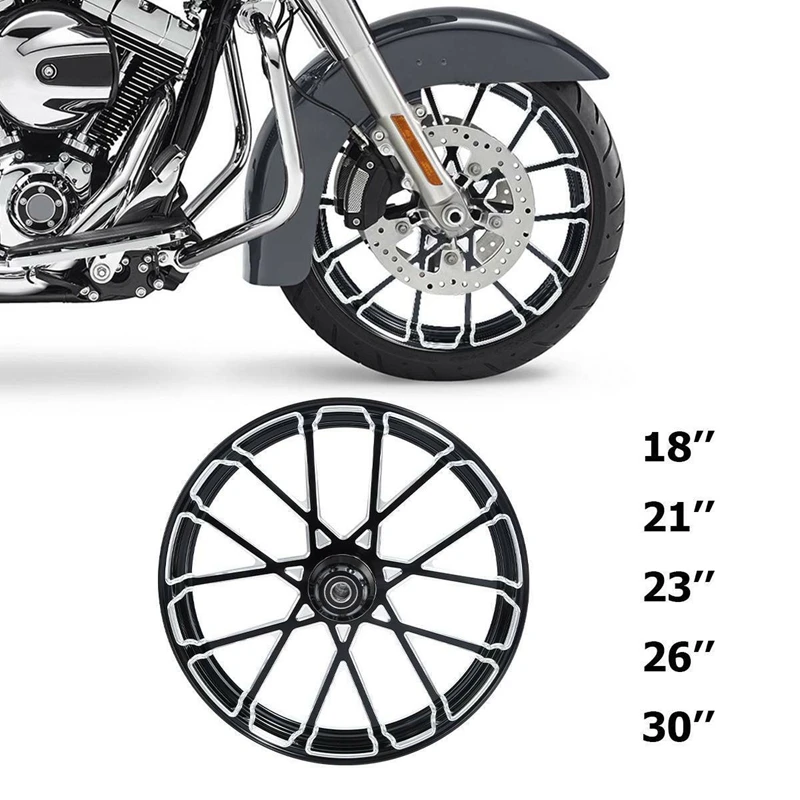 Передняя Ступица колеса для мотоцикла 18 ''-30'' с одним диском подходит Harley