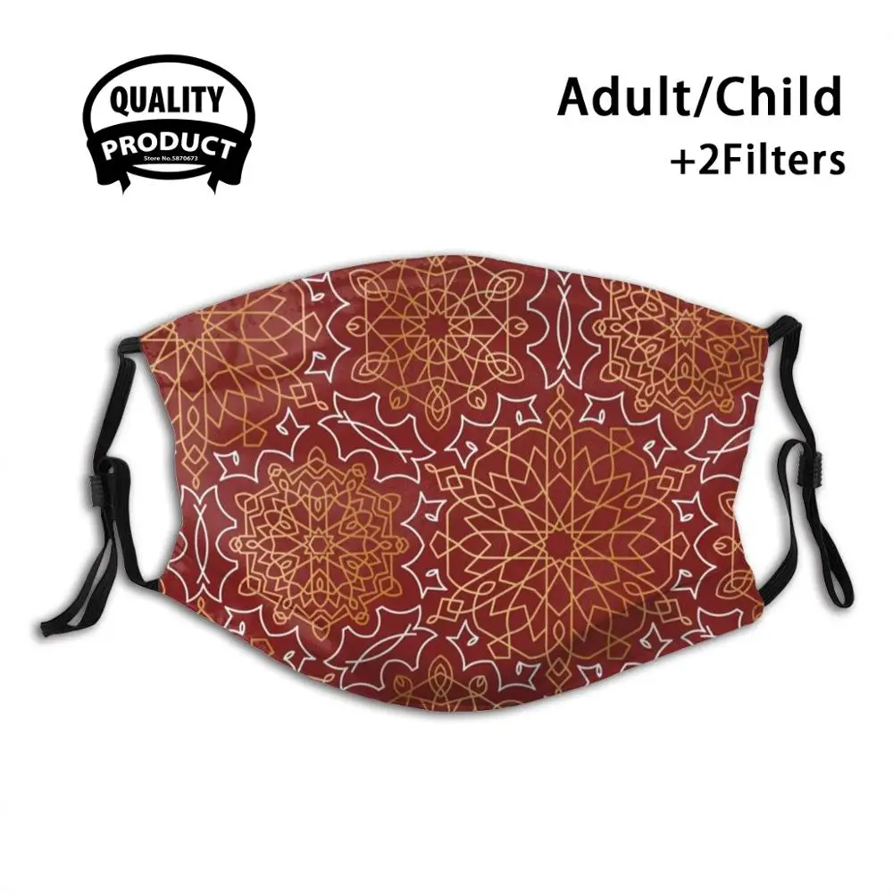 

Ramadan Reusable Mouth Mask Filter Cool Kawaii Funny Custom Design Masks Ramadan Arabic Muslim