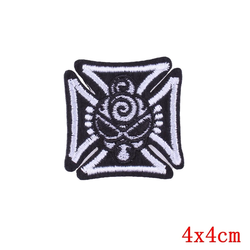 PE1728CT Prajna DIY железные нашивки для одежды панк череп нашивка для одежды вышитые нашивки на одежду значки-наклейки нашивка с буквами - Цвет: PE1728CT