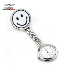 Новинка, карманные часы, дамские, смайлики, кварцевые карманные часы, зажим, брошь, медсестры, Висячие карманные часы, горячая распродажа, мужские, женские часы