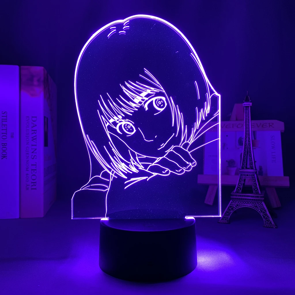 3d лампа аниме атака на Титанов Armin Arlert для спальни декоративный светильник