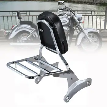 

Motorcycle Chrome Backrest Luggage Rack Sissy Bar For Honda Shadow VT750 VT400 1997-2003