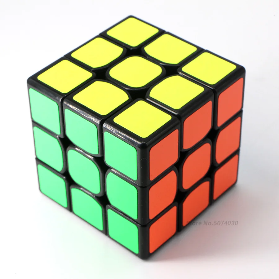 Yongjun Guanlong 3x3x3 магический скоростной куб 3x3 головоломка 56 мм Игра Головоломка Куб игрушки для детей Дети Cubo Magico
