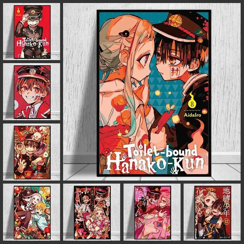 Wall Art Wall Decor Home Decor Canvas Print Toilet-bound Hanako-kun Canvas Poster Game Poster for Gift