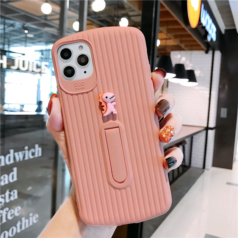Тип коробки 3D Динозавр чехол для телефона для IPhone 11promax X XS XSMAX XR 6s 7 8 Plus чехол противоударный мягкий чехол задняя крышка с стентами