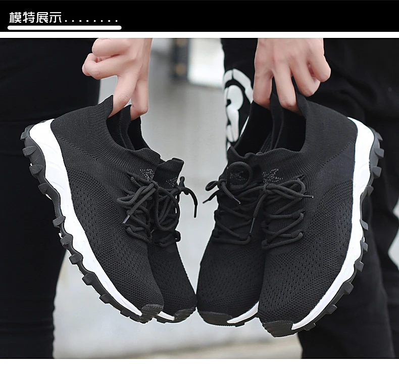 Xiaomi Lover's беговые кроссовки Flyknit мужские 36 женские Беговые теннисные кроссовки Hombre 46 топ-тек дышащие весна лето осень 47