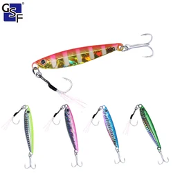 Fishing Lure  Micro Metal Jig  Casting Jigging Spoon Pescaria  Metal Shore Drag Cast Jigging Sea Bass Lure Artificial Swimbait