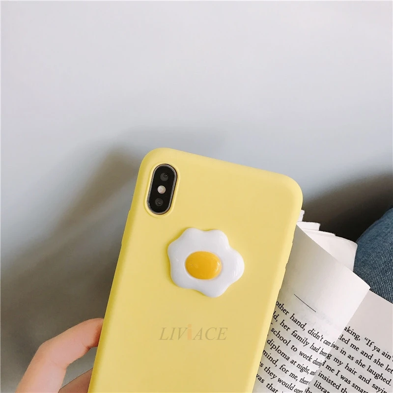 Забавный 3D яйцо силиконовый чехол для телефона на huawei p smart plus z y9 y7 y6 y5 prime pro Симпатичные, из мягкого ТПУ задняя крышка
