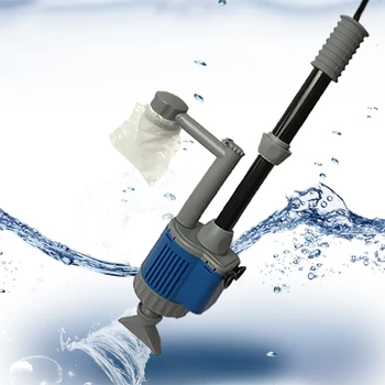 

20/28W Electric Fish Tank Water Change Pump Aquarium Cleaning Tools Water Cleaner Siphon Water Filter Pump Aquarium Accessories