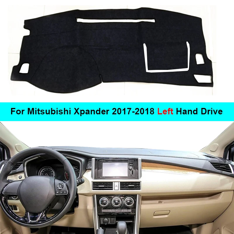 Слой приборной панели автомобиля покрытие ковровая накидка для Mitsubishi Xpander LHD RHD ковер тент коврик Dashmat Sun Shad