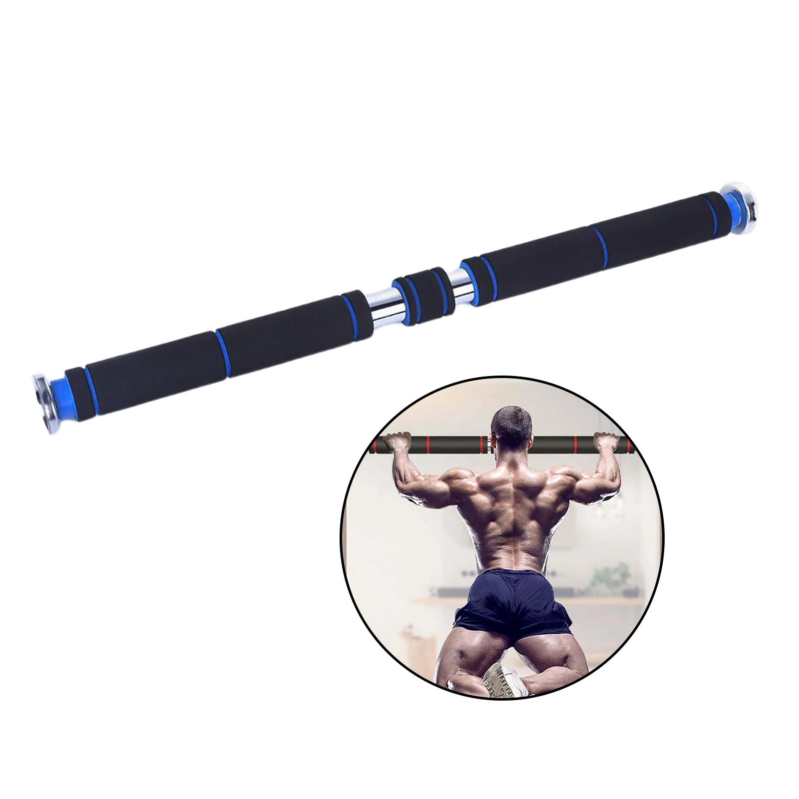 Door Pull Up Bar Home Doorway Chin Up Bars Abs Exercise Rod Equipment Gear
