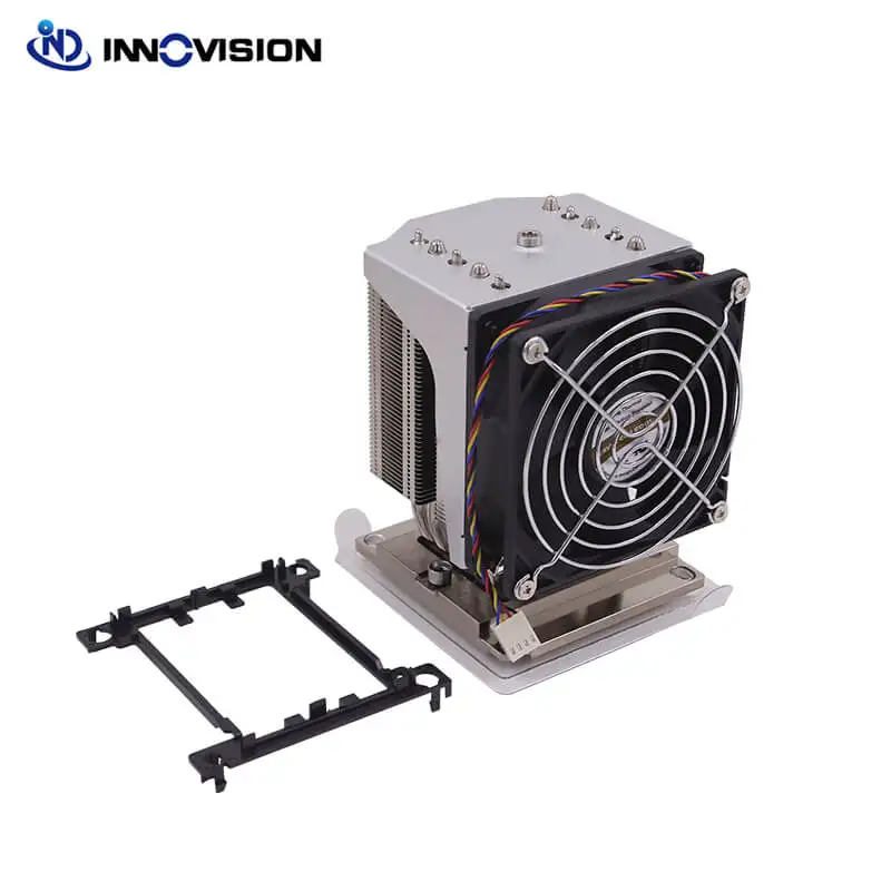 Ativo Servidor Dissipador de Calor 3647 Quadrado com Heatpipe Servidor Cpu Cooler com 9025 mm Bastante Ventiladores de Refrigeração 4u - Imagem 4