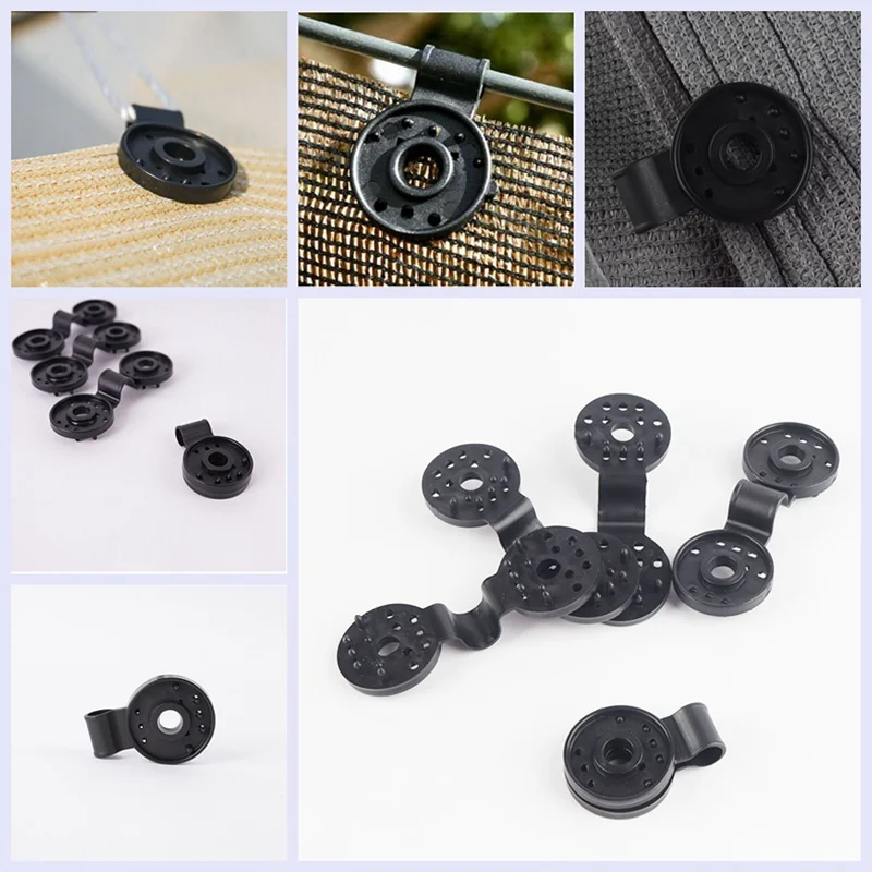 

5~50pcs/Pack Greenhouse Film Clip Agriculture Shade Clips Hang Expand Instant Grommet Sunshade Net Clips Sun Shade Sails Fixed
