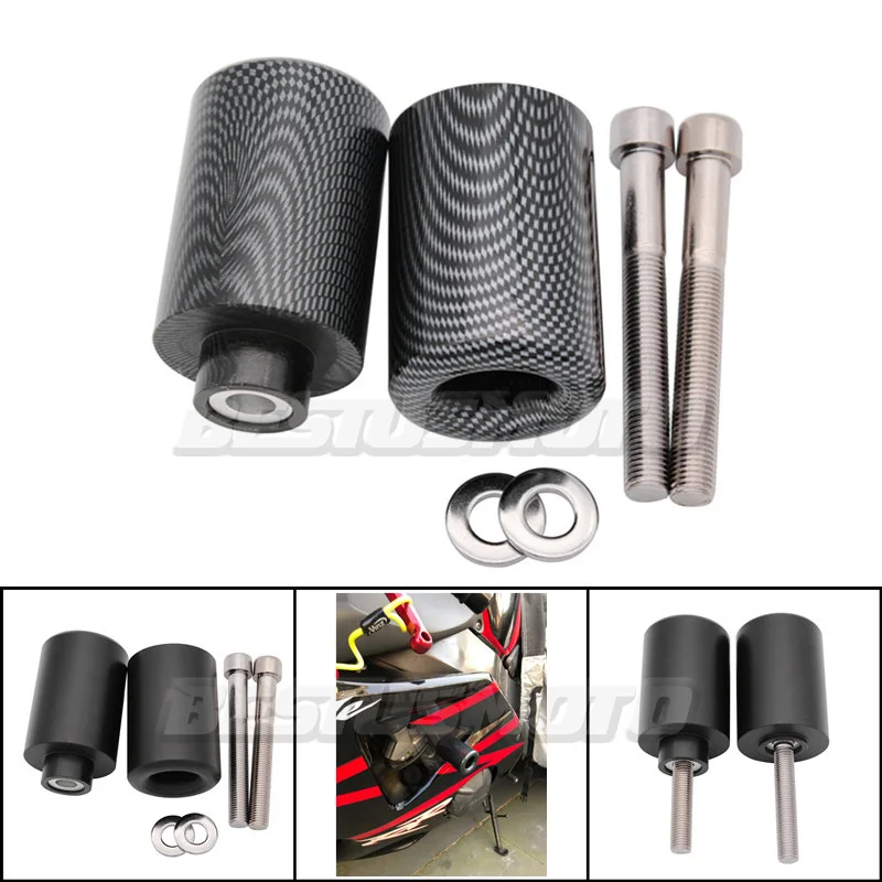 Motorcycle No Cut Frame Sliders Crash Falling Protection For Honda