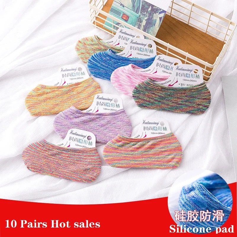 10 пар/упак. женские короткие носки в винтажном стиле, повседневные голеностопные носки мужские низкие мужские женские низкие носки Meias Calcetines