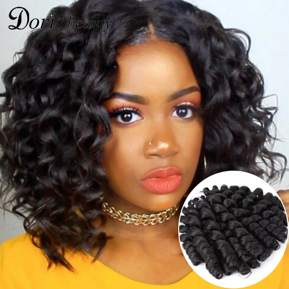 Косички Doris beauty 8 ''для женщин плетеные косички крючком с прыжками