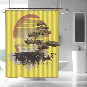 

3D Printed Shower Curtain Hotel Quality, Machine Washable