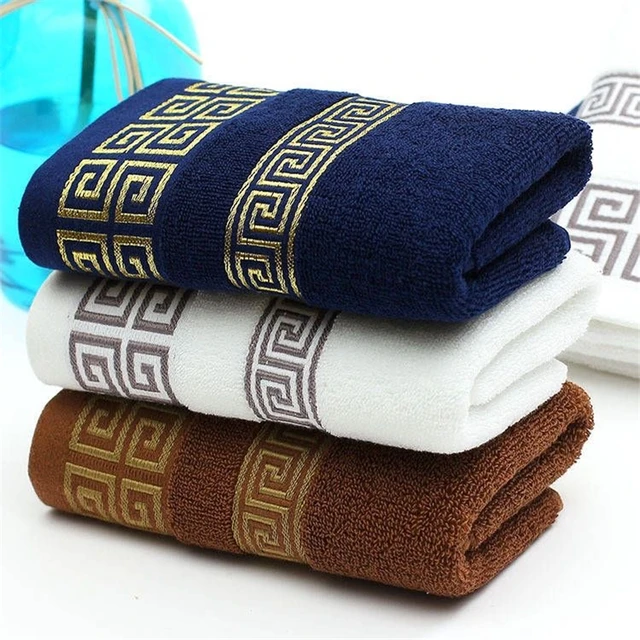 100% cotton bath towel absorbent adult bath towel pure color soft  skin-friendly face wash hand towel bath towel - AliExpress