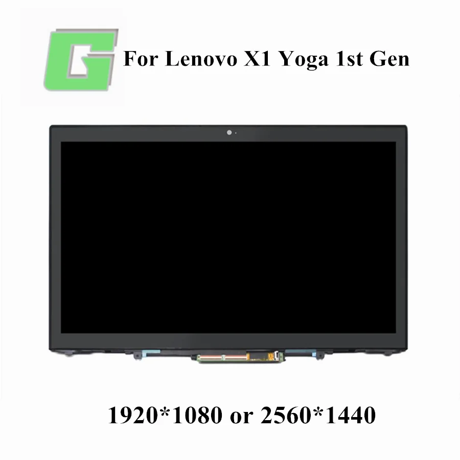 ЖК-сенсорный экран в сборе для Lenovo ThinkPad X1 Yoga 1-го поколения 20FQ 20FR 00JT855 2016 года |
